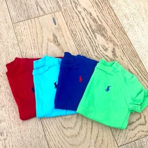 Ralph Lauren Baby T-Shirts with Shoulder Snaps